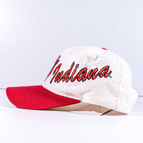 Indiana Hoosiers Apex One Script Snapback Hat