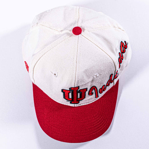 Indiana Hoosiers Apex One Script Snapback Hat