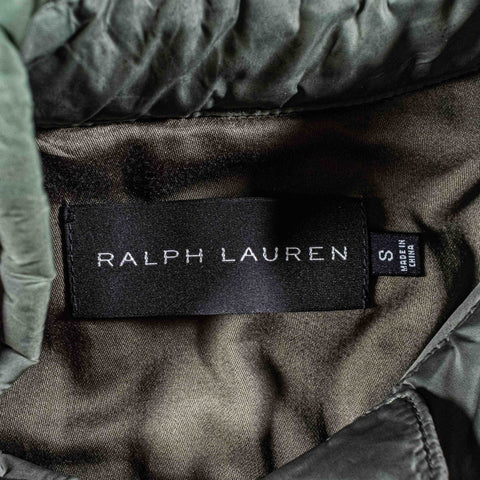 Ralph Lauren Black Label Quilted Riders Vest Gillet Asymetrical