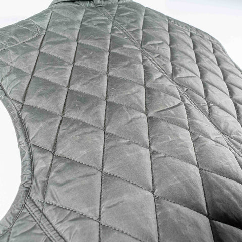 Ralph Lauren Black Label Quilted Riders Vest Gillet Asymetrical