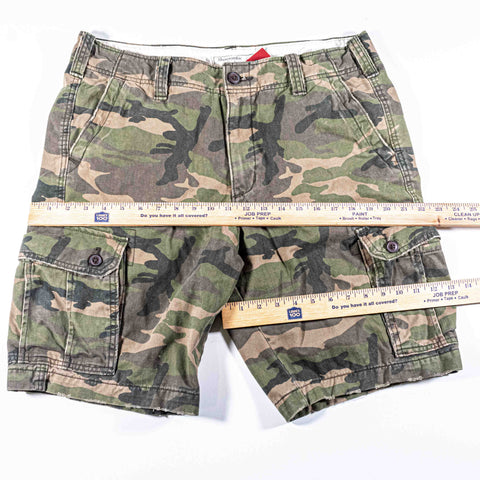Abercrombie & Fitch Military Camo Cargo Shorts