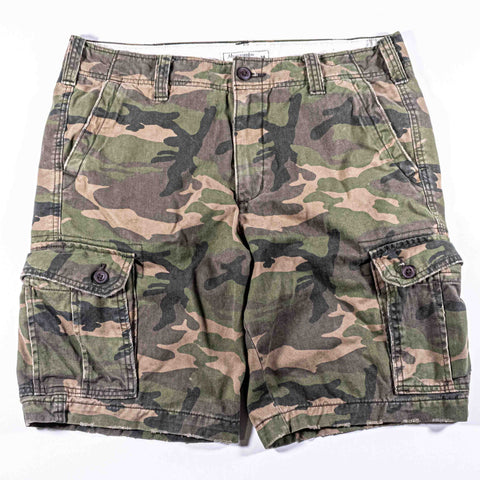 Abercrombie & Fitch Military Camo Cargo Shorts