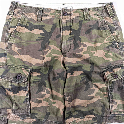 Abercrombie & Fitch Military Camo Cargo Shorts