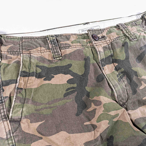 Abercrombie & Fitch Military Camo Cargo Shorts