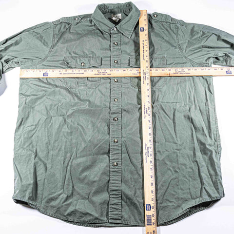 LL Bean Military Utility Safari Shirt 0 CFY6