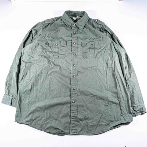 LL Bean Military Utility Safari Shirt 0 CFY6
