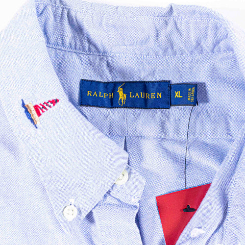 Polo Ralph Lauren Nautical Embroidered Short Sleeve Oxford Shirt