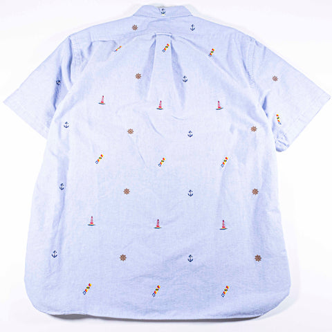 Polo Ralph Lauren Nautical Embroidered Short Sleeve Oxford Shirt