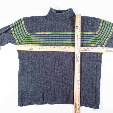 Banana Republic Striped Wool Turtleneck Sweater