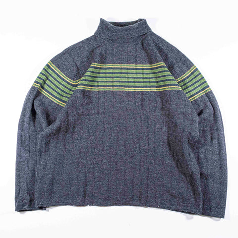Banana Republic Striped Wool Turtleneck Sweater