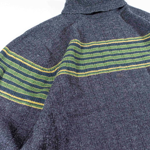 Banana Republic Striped Wool Turtleneck Sweater