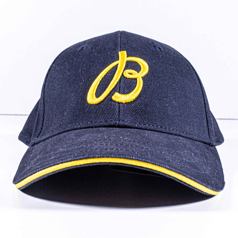 Breitling Leather Strapback Baseball Cap Hat