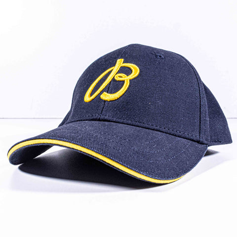 Breitling Leather Strapback Baseball Cap Hat
