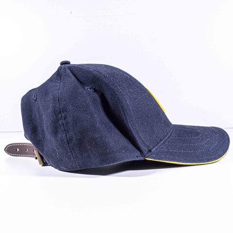 Breitling Leather Strapback Baseball Cap Hat