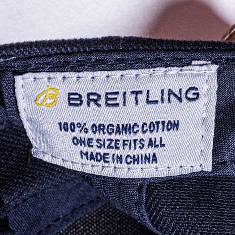Breitling Leather Strapback Baseball Cap Hat