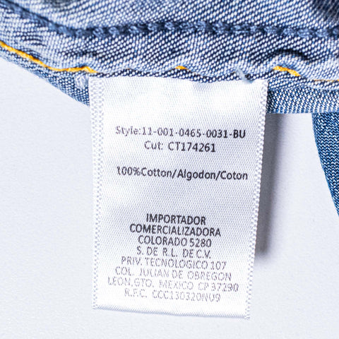 Stetson Turquoise Snap Western Denim Shirt