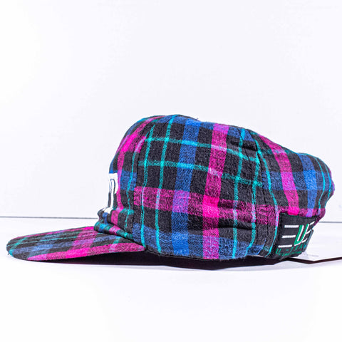 NJIT Plaid Leather StrapBack Hat New Jersey Institute of Technology