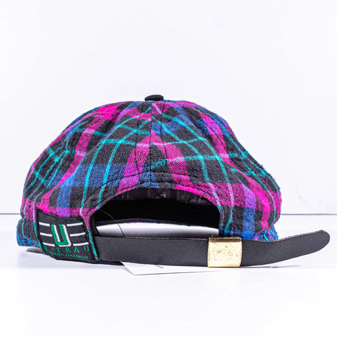 NJIT Plaid Leather StrapBack Hat New Jersey Institute of Technology