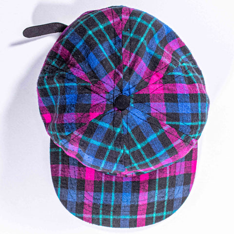 NJIT Plaid Leather StrapBack Hat New Jersey Institute of Technology