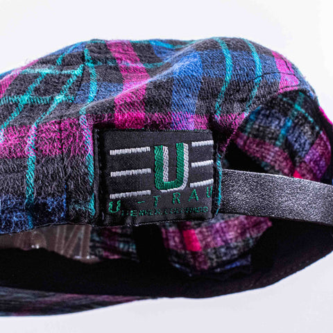 NJIT Plaid Leather StrapBack Hat New Jersey Institute of Technology