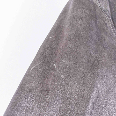 John Varvatos Sheep Skin Leather Moto Cafe Racer Jacket
