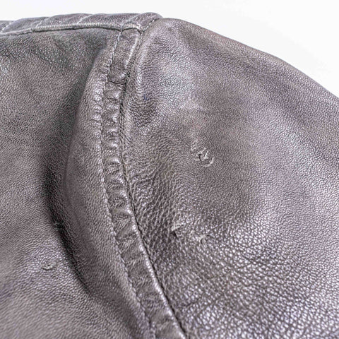 John Varvatos Sheep Skin Leather Moto Cafe Racer Jacket