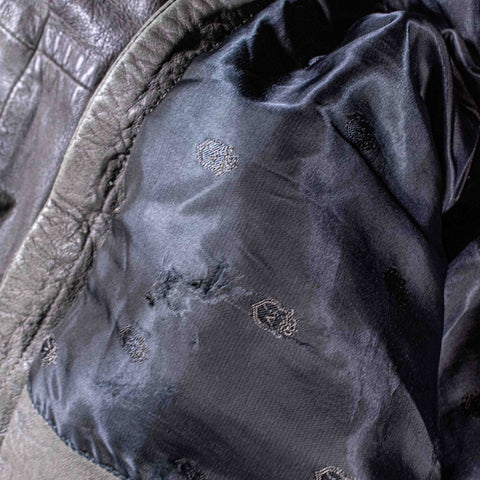 John Varvatos Sheep Skin Leather Moto Cafe Racer Jacket