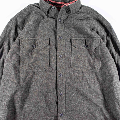 Banana Republic Wool Blend Field Utility Shirt Distressed