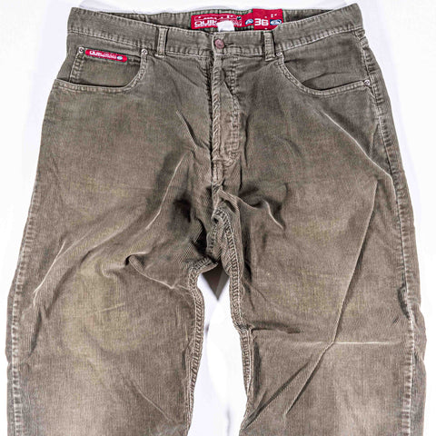 Quiksilver Corduroy Wide Leg Baggy Pants