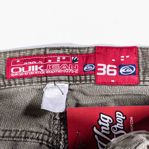 Quiksilver Corduroy Wide Leg Baggy Pants