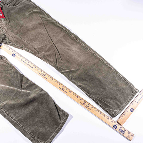 Quiksilver Corduroy Wide Leg Baggy Pants