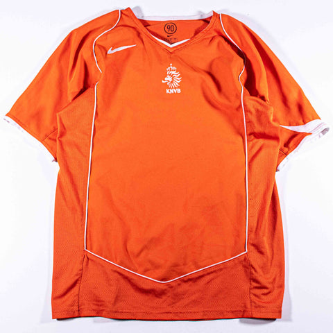 2004 Netherlands Nike Home Jersey Euro 2004