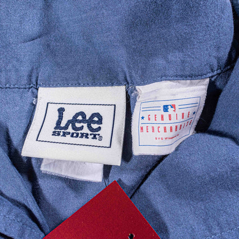 New York Yankees Embroidered Camp Shirt LEE Sport MLB