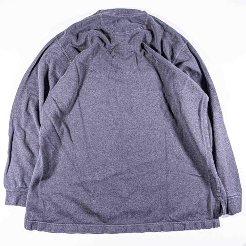 Chaps Ralph Lauren Ribbed Henley Long Sleeve T-Shirt