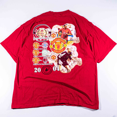 Manchester United 2004 Championsworld Series T-Shirt Tim Howard Van Nistelrooy