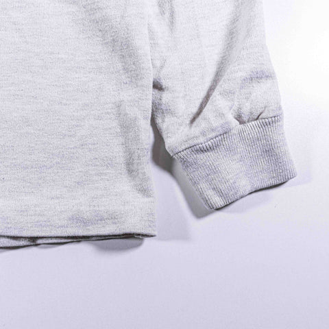 LL Bean Striped Mock Neck Sweatshirt Made in USA