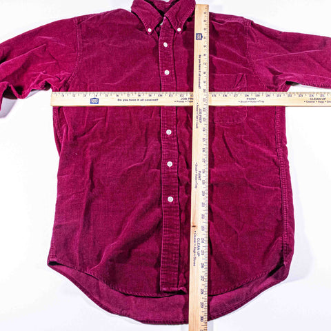 J Crew Oarsman Corduroy Button Down Shirt