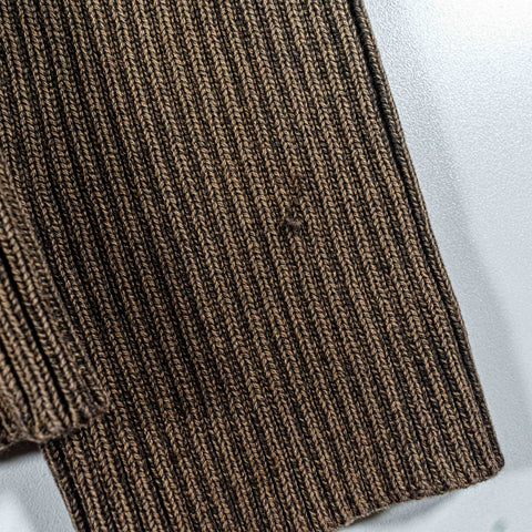 Express Ribbed Lace Up Sweater Made in Japan