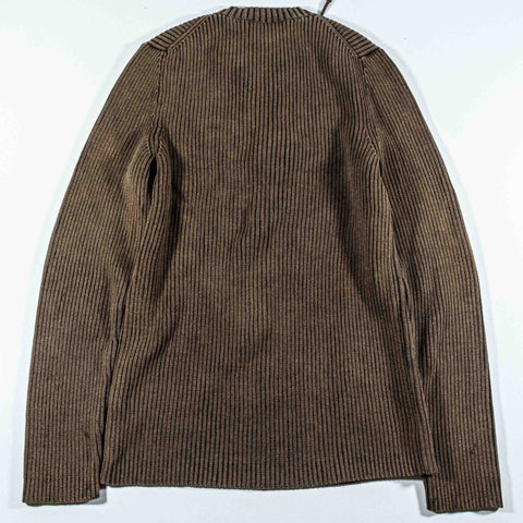 Express Ribbed Lace Up Sweater Made in Japan