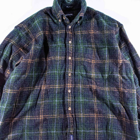 GANT Wool CPO Plaid Utility Field Shirt