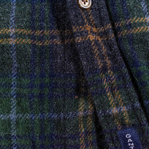 GANT Wool CPO Plaid Utility Field Shirt