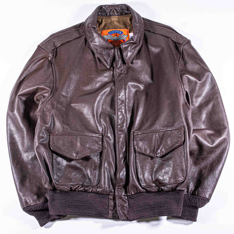 Cooper A-2 US Air Force Leather Bomber Jacket Goatskin