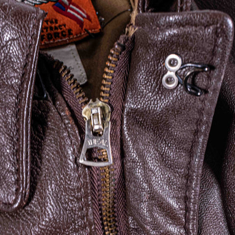 Cooper A-2 US Air Force Leather Bomber Jacket Goatskin