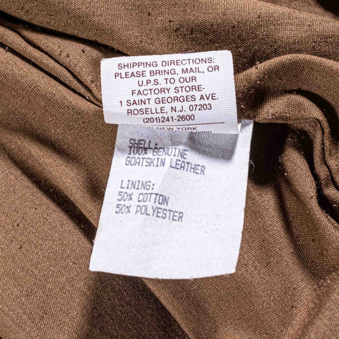 Cooper A-2 US Air Force Leather Bomber Jacket Goatskin