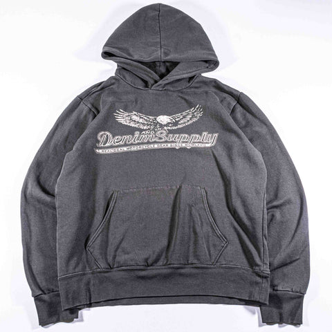 Denim & Supply Ralph Lauren Flag Motorcycle Gear Hoodie Sweatshirt