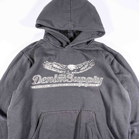 Denim & Supply Ralph Lauren Flag Motorcycle Gear Hoodie Sweatshirt