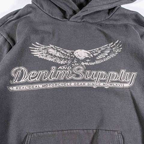 Denim & Supply Ralph Lauren Flag Motorcycle Gear Hoodie Sweatshirt