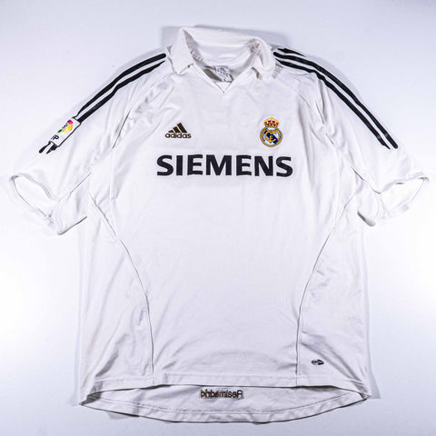 Real Madrid Adidas 2005 2006 Home Jersey 109879 Customized