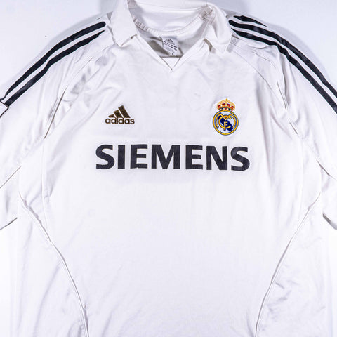 Real Madrid Adidas 2005 2006 Home Jersey 109879 Customized