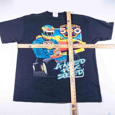 1998 Indianapolis 500 Nascar Need For Speed T-Shirt Logo Athletic
